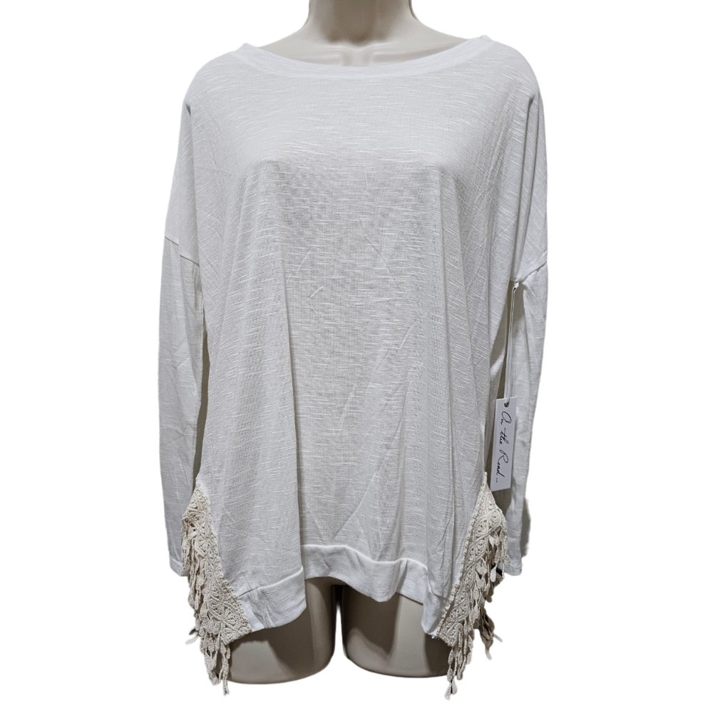 NWT Women's On The Road White Blouse